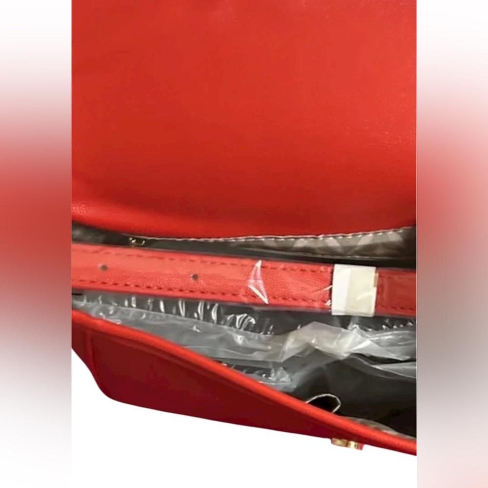 NWT CXL by Christian Lacroix Karen Caviar Shoulder
Bag - Red - Picture 4 of 6